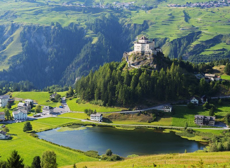 Schloss Tarasp, Tarasp, Scuol, Switzerland, Switzerland
